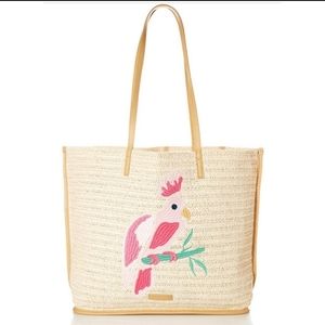 Vera Bradley Tote Bag in Light Natural Straw